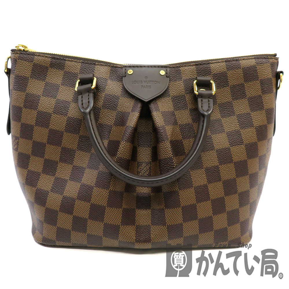 LOUIS VUITTON Siena Damier Ebene Brown Handbag Shoulder Bag